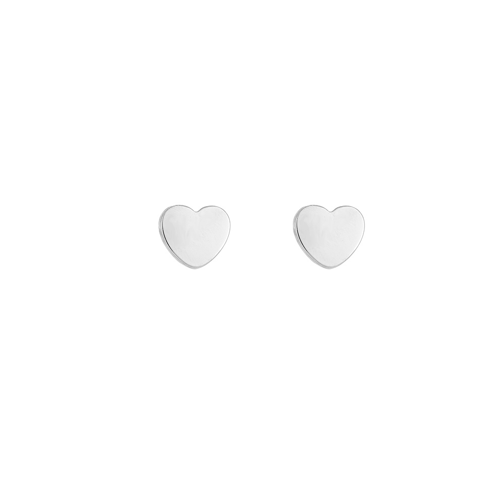 Heart Confetti Stainless Steel Ear Studs