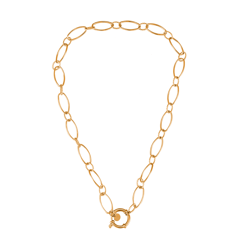 Oval Chain Stainless steel Necklace