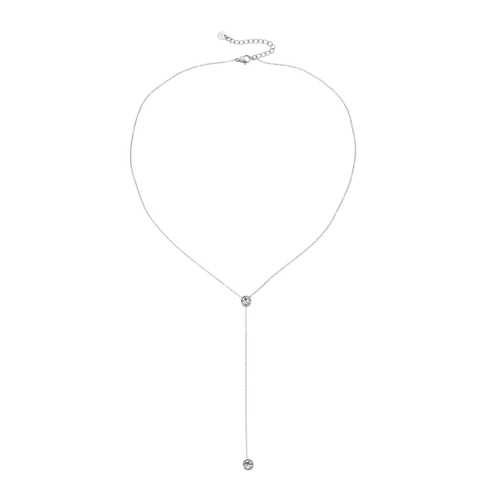 Pendulum Orb Diamond Edelstahl Halskette