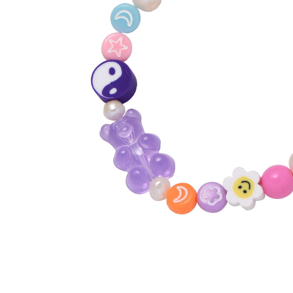 Gummi Bear Beads Elastic Bracelet
