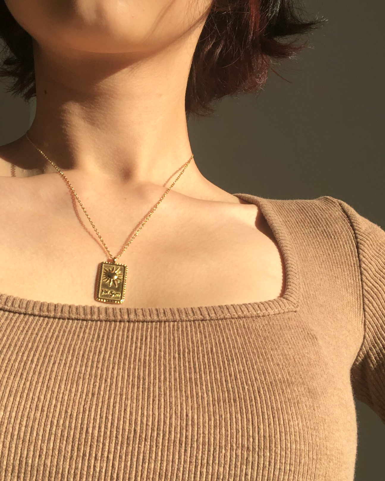 The Sun Stainless Steel Necklace