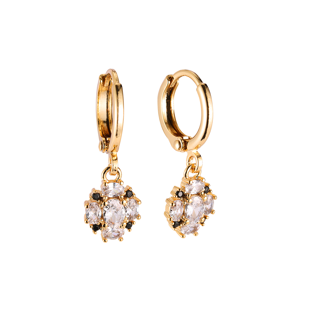 Diamond Blume Gold-plated Earrings