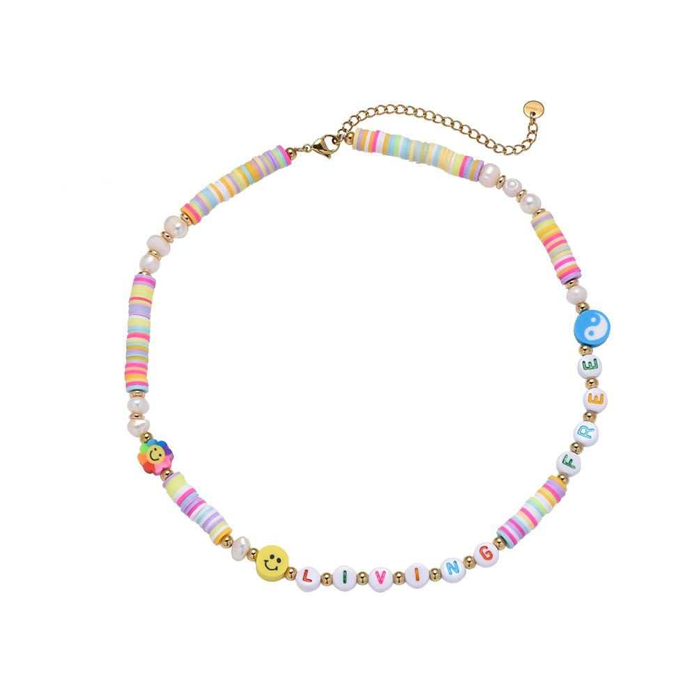 LIVING FREE Beads Necklace