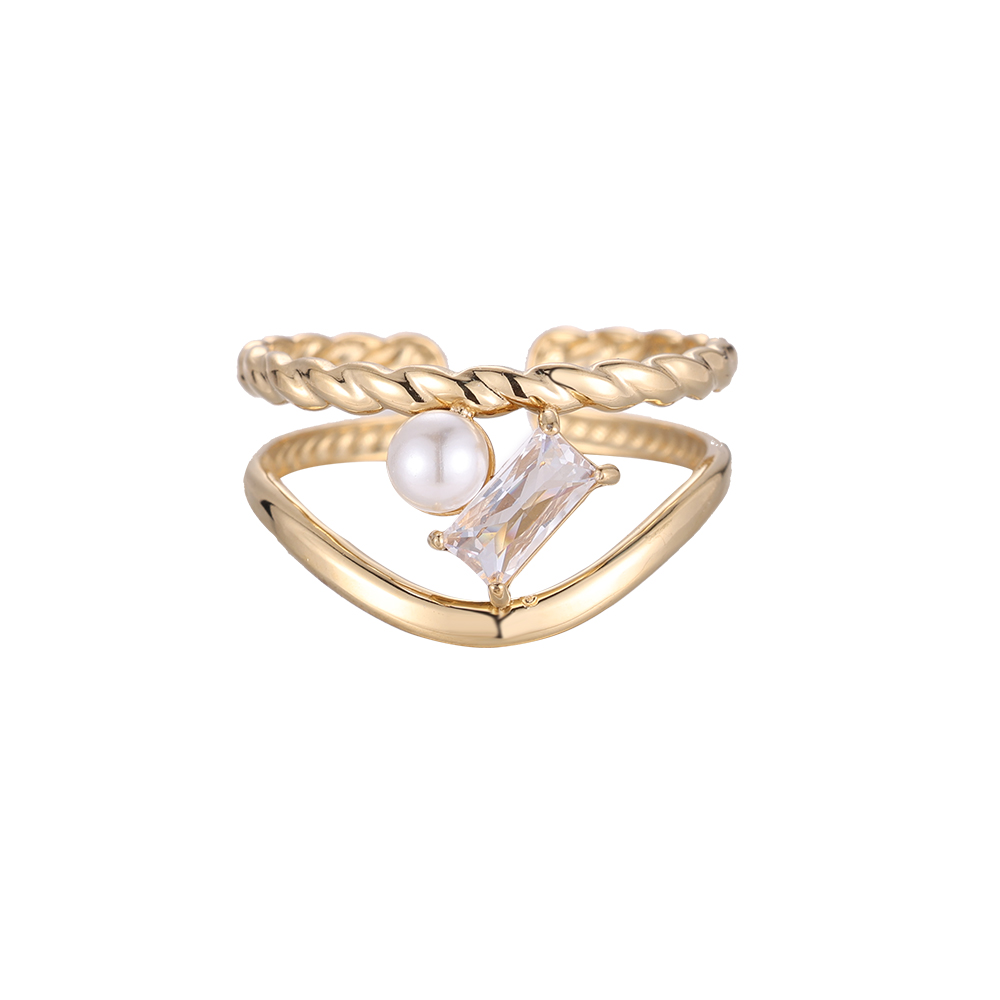 Purity Union Diamond Edelstahl Ring