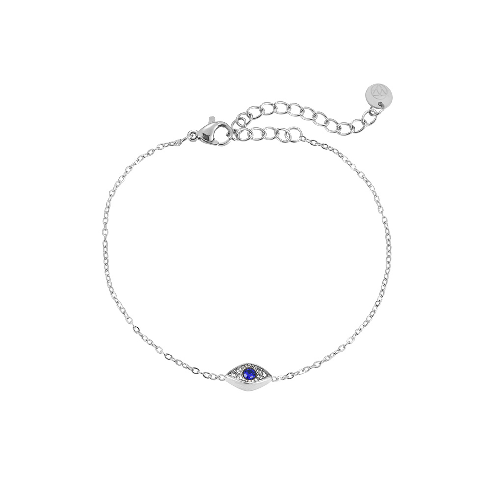 Sacred Blue Eye Stainless Steel Bracelet