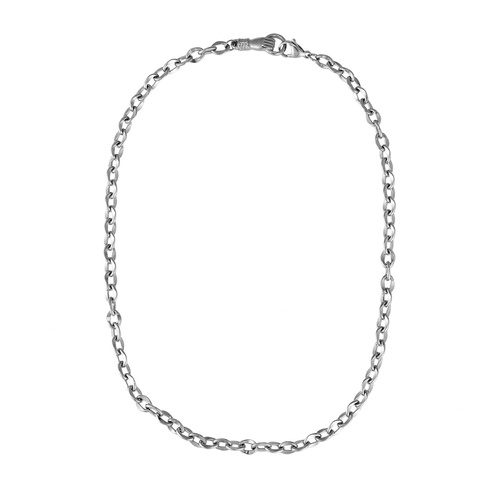 Coupling Hand Chain Stainless Steel Necklace