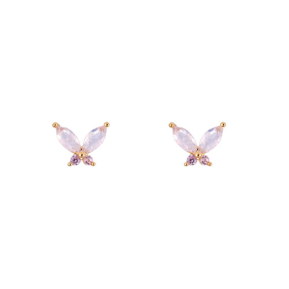 Butterfly Icon Vergoldeter Ohrring