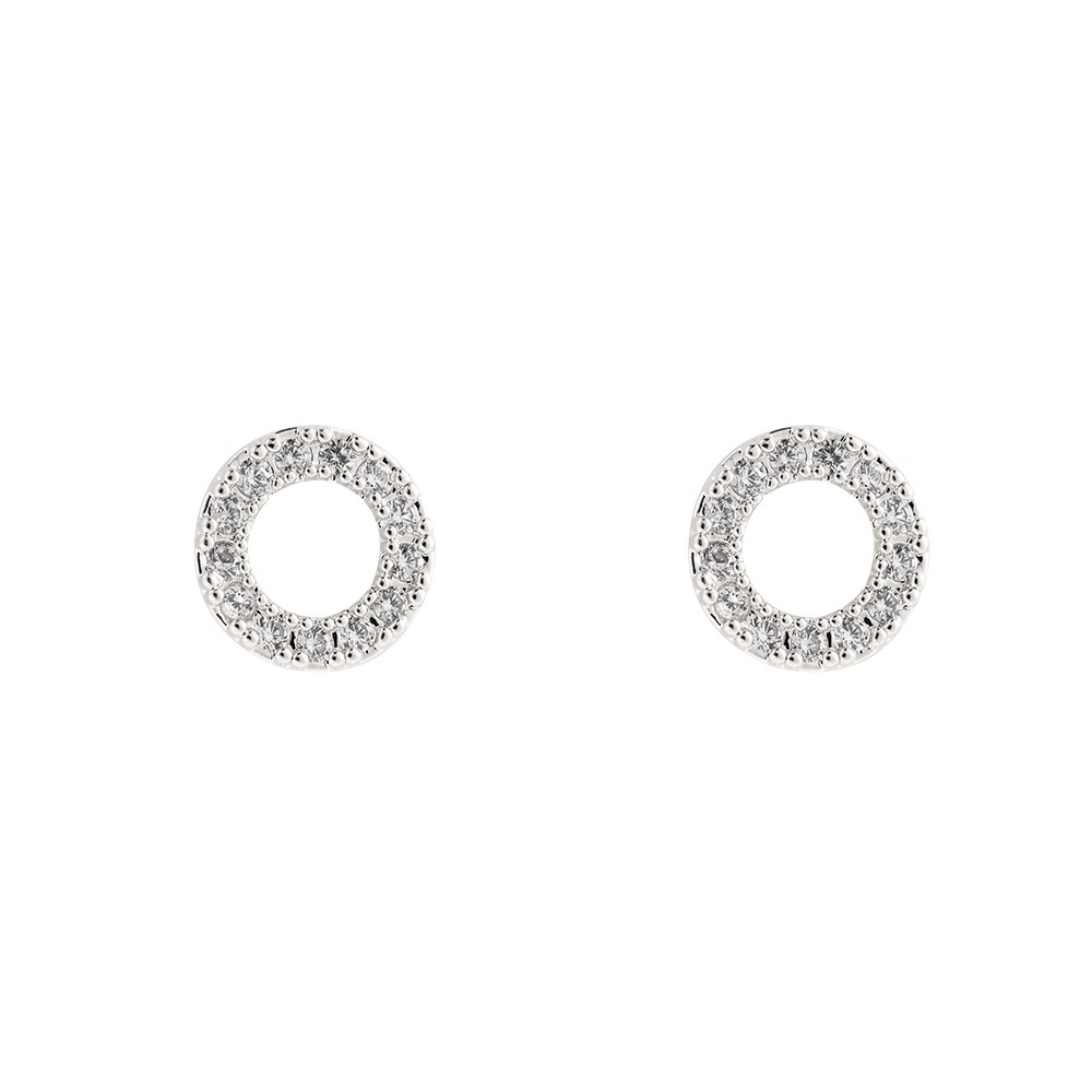 Shining Ring Plated Earring Color Edition