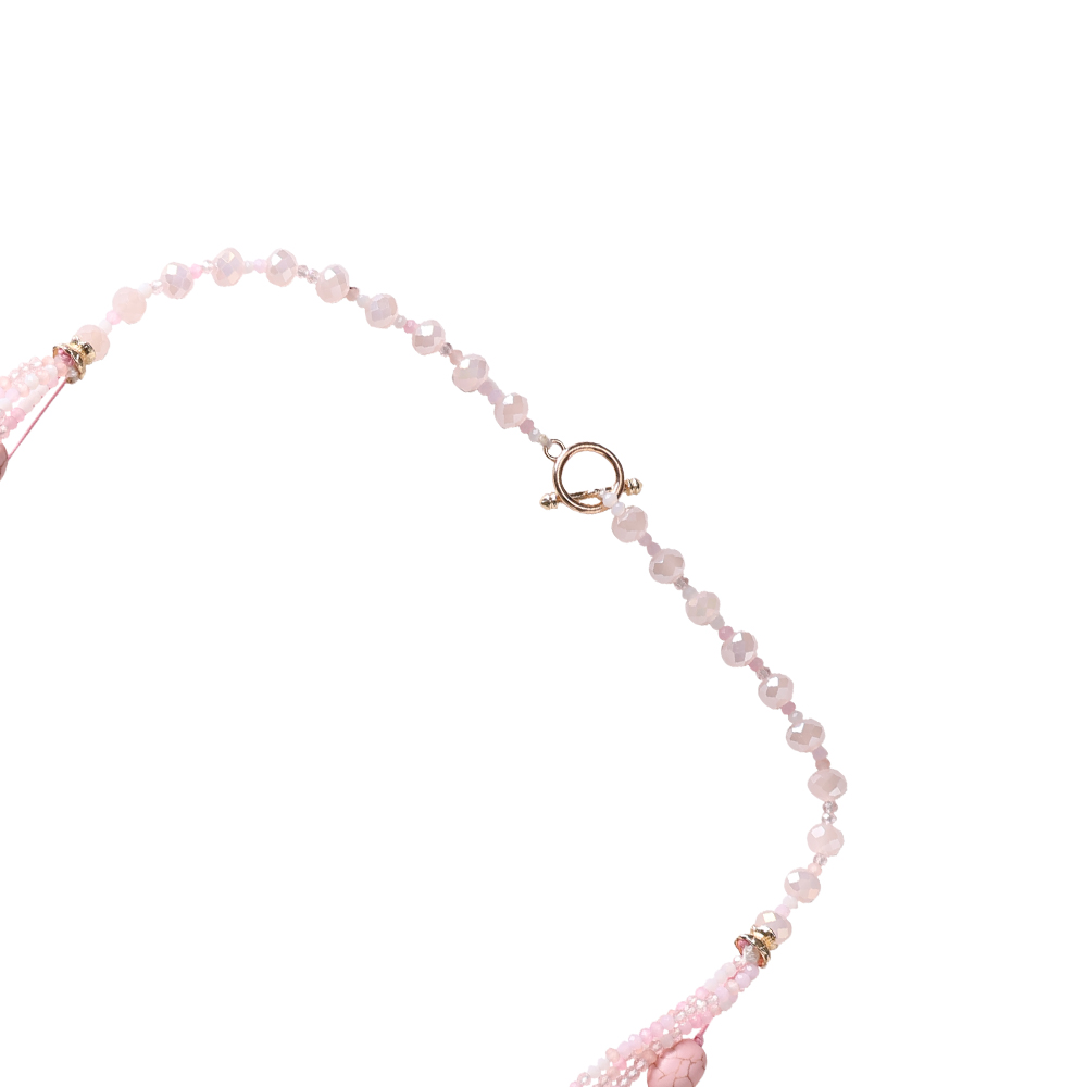 2*51cm Beads Perle Halskette