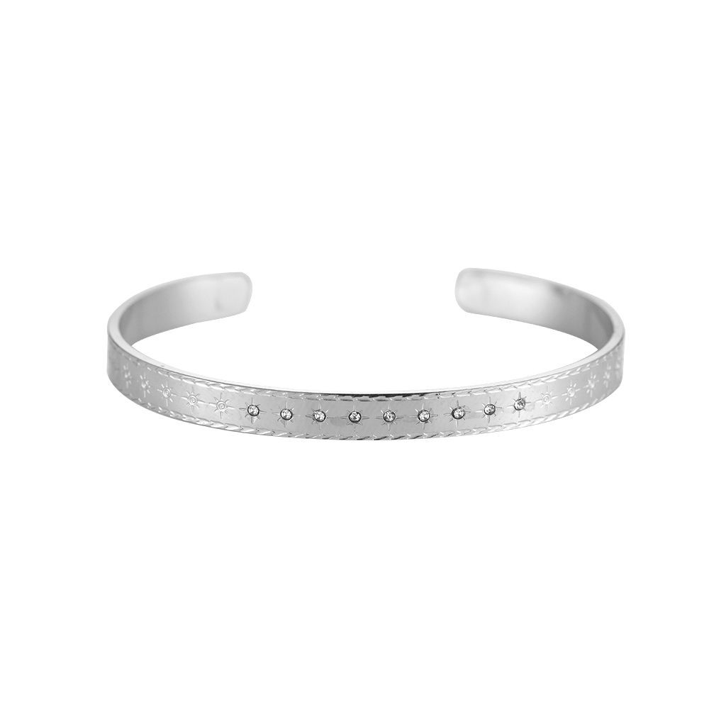 Star Collector Diamond Stainless Steel Bracelet