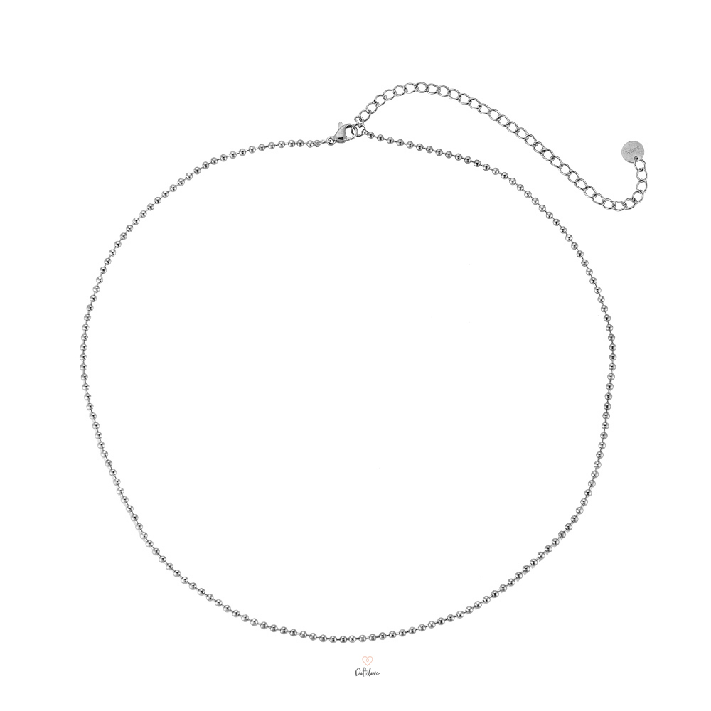 Simple Sphere Stainless steel Necklace