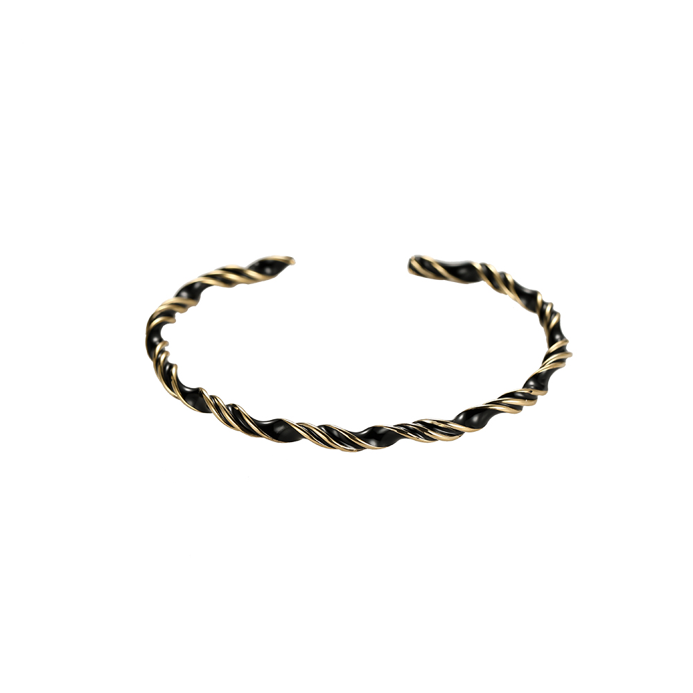 Enamel Twist Style 1 Stainless Steel Bracelet