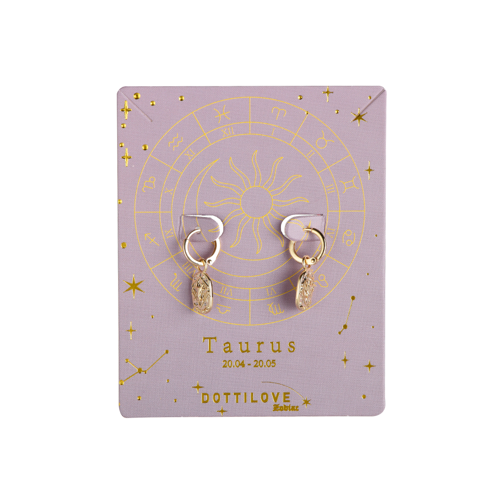 Zodiac Plated Earring Set