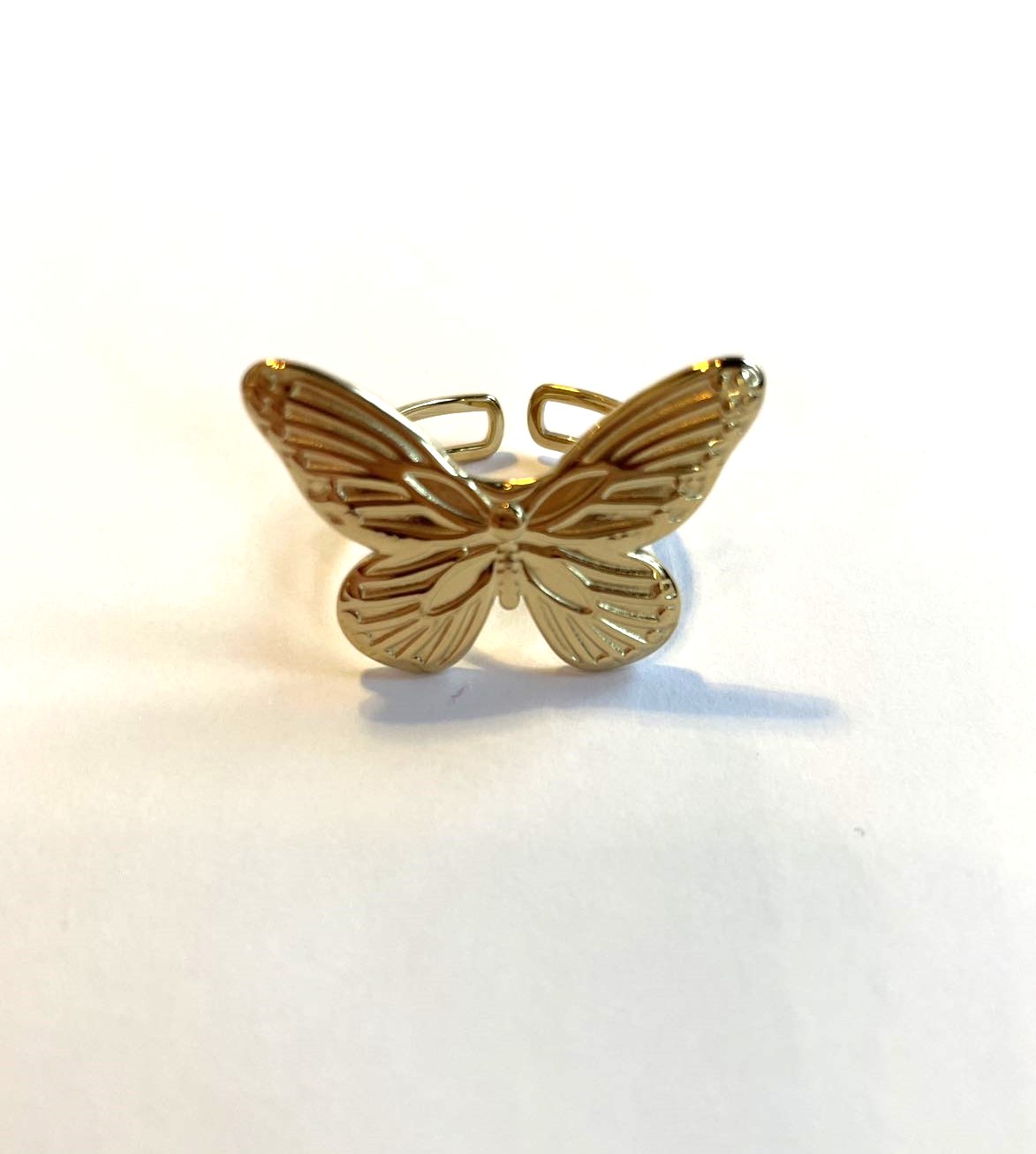 Butterfly Edelstahl Ring