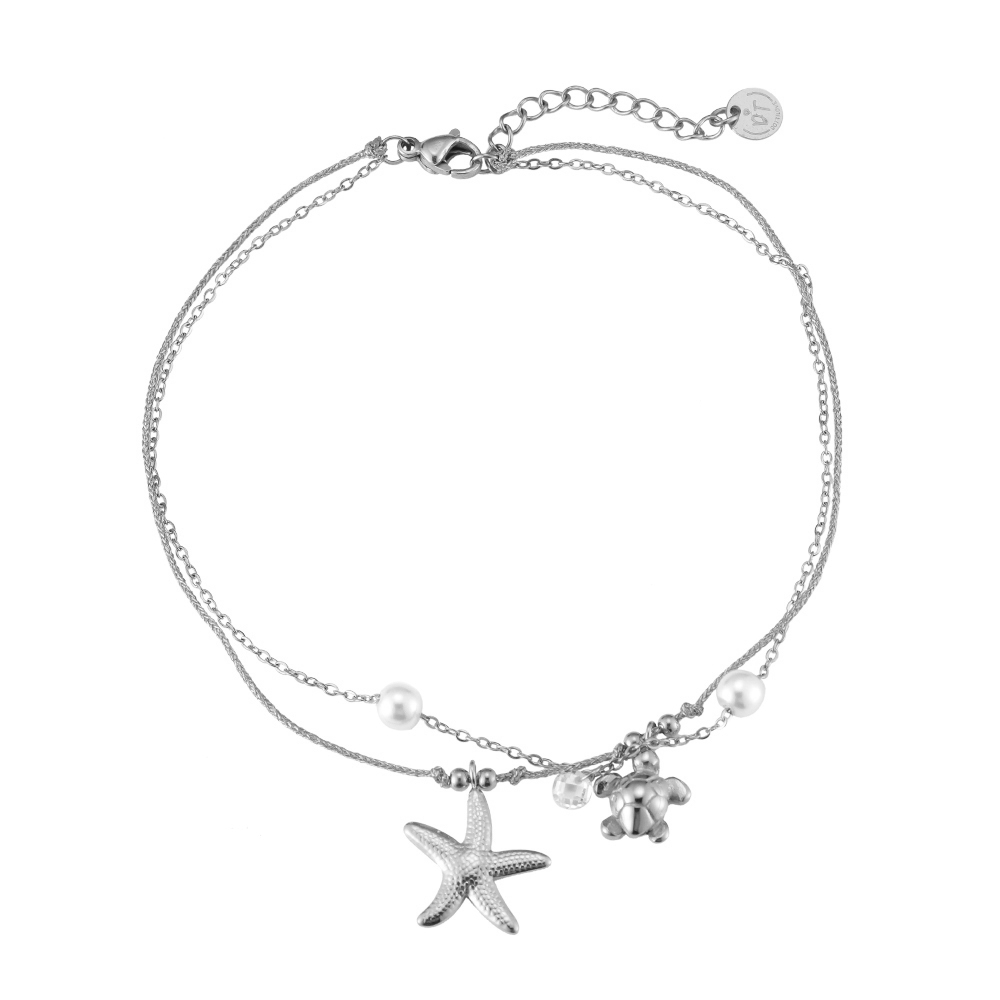 Save the Ocean Stainless Steel Anklet
