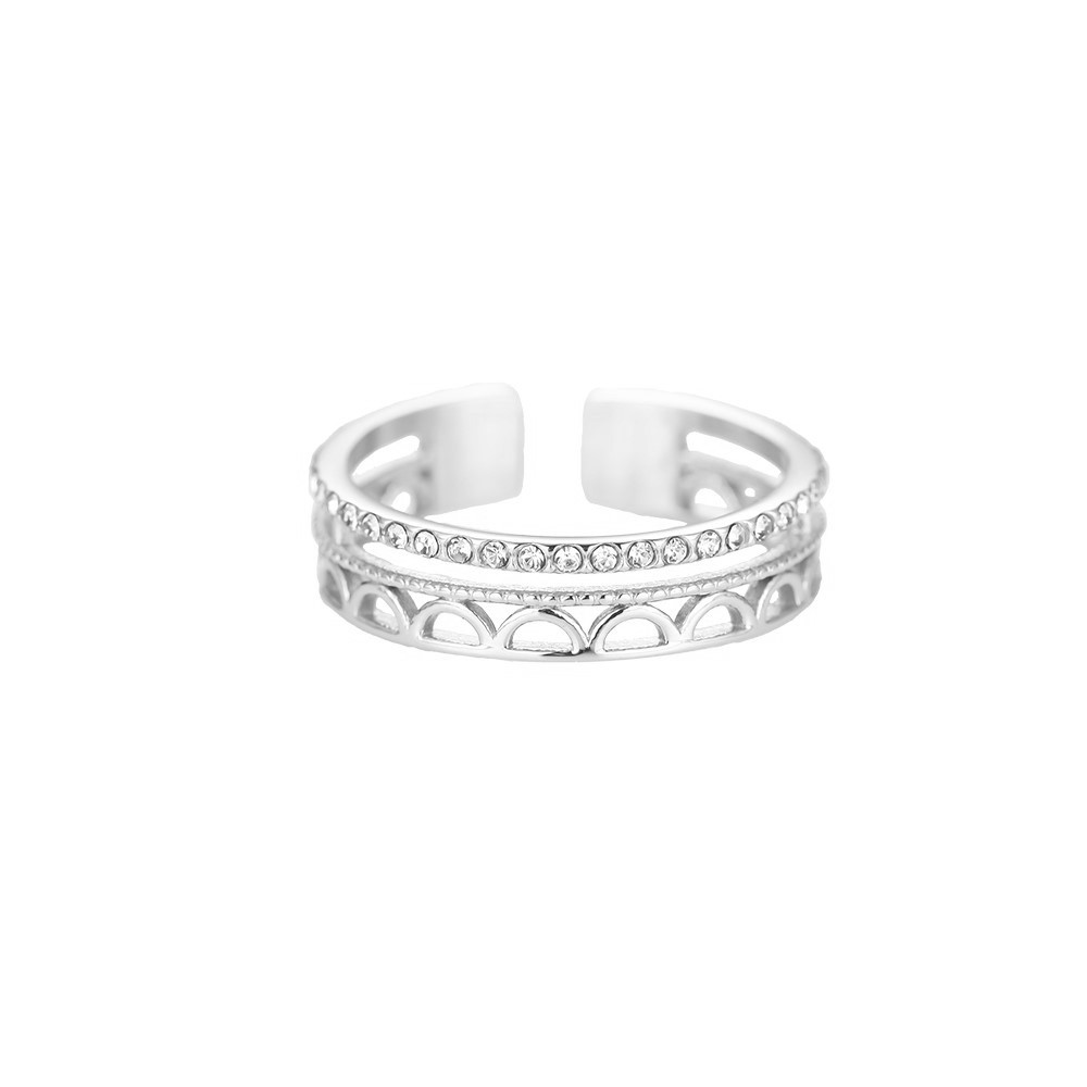 Constantinople 2 Layer Edelstahl Ring