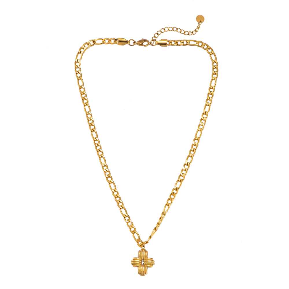 Cross Knot  Stainless Steel Necklace