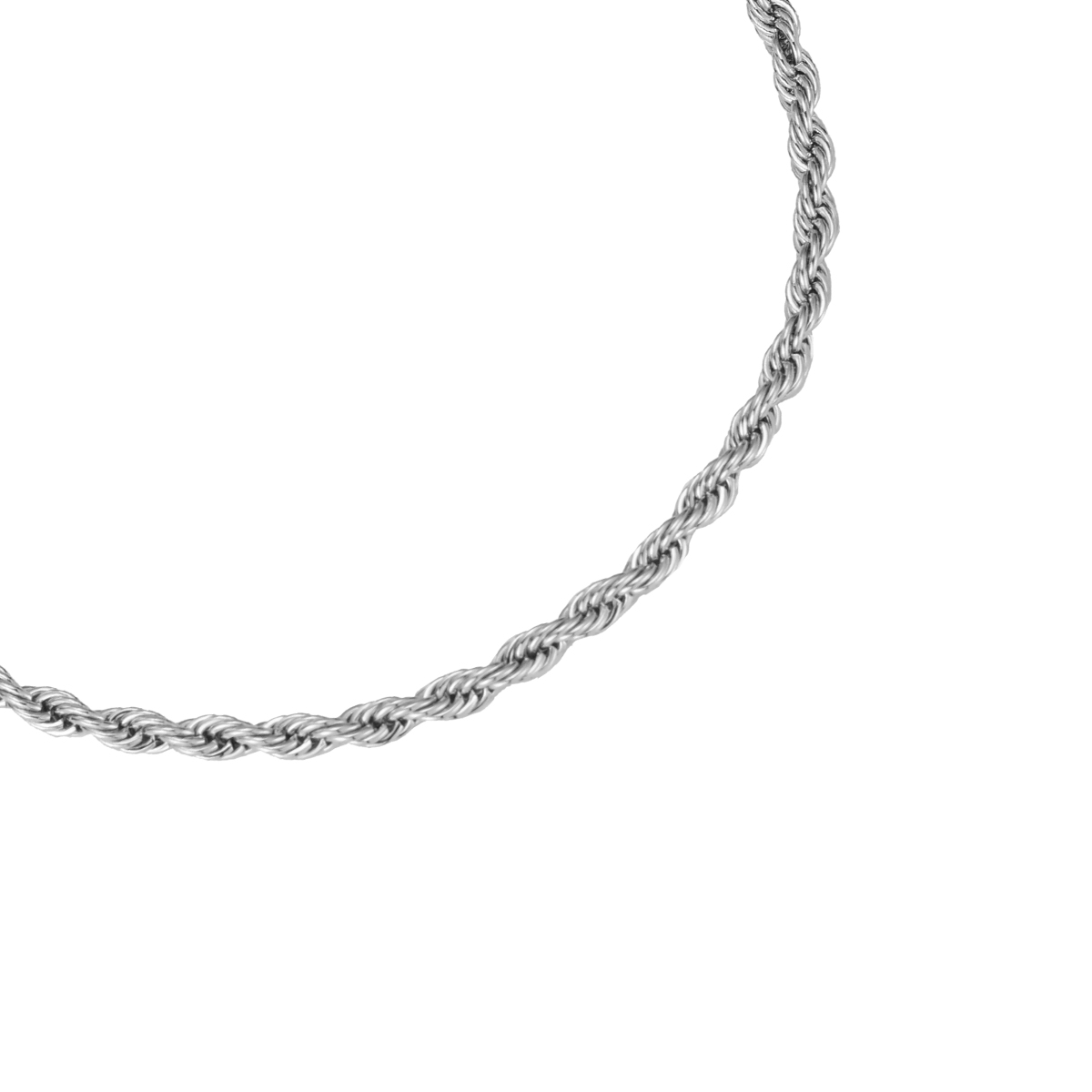 Simple Round Chain Edelstahl Armband 