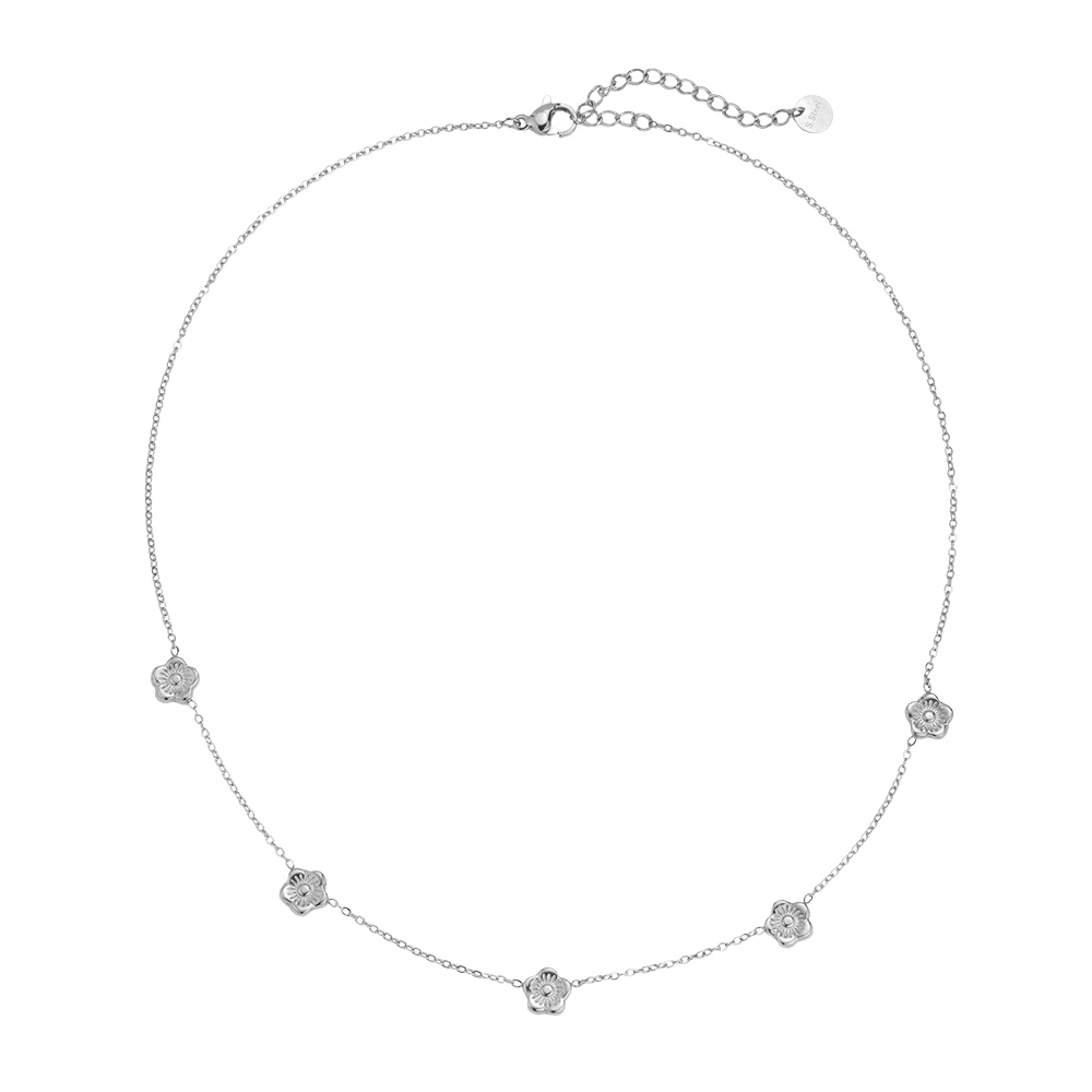 Schöne Blüttchen Stainless Steel Necklace