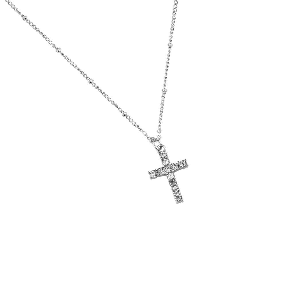 Luminous Cross Stainless Steel Necklace