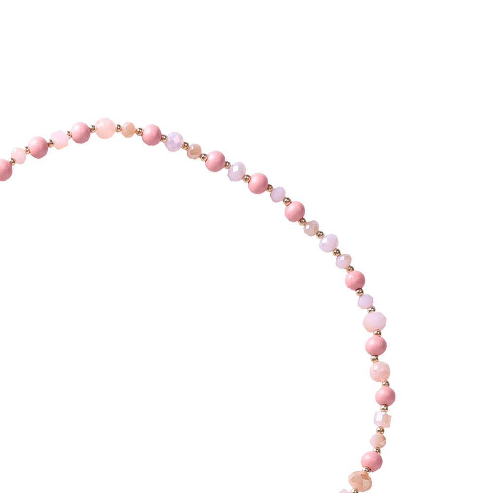 88cm Herzen Perlen Halskette