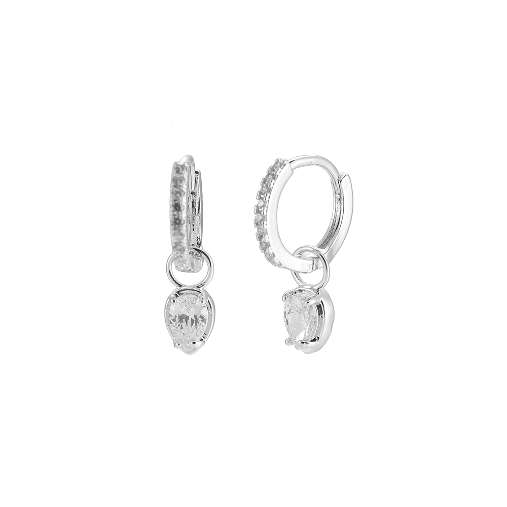 Dority Diamond Plated Earrings