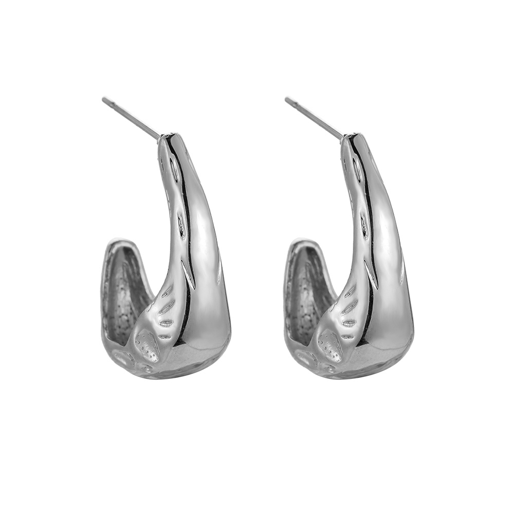 Rough Dragon Claw Stainless Steel Earrings