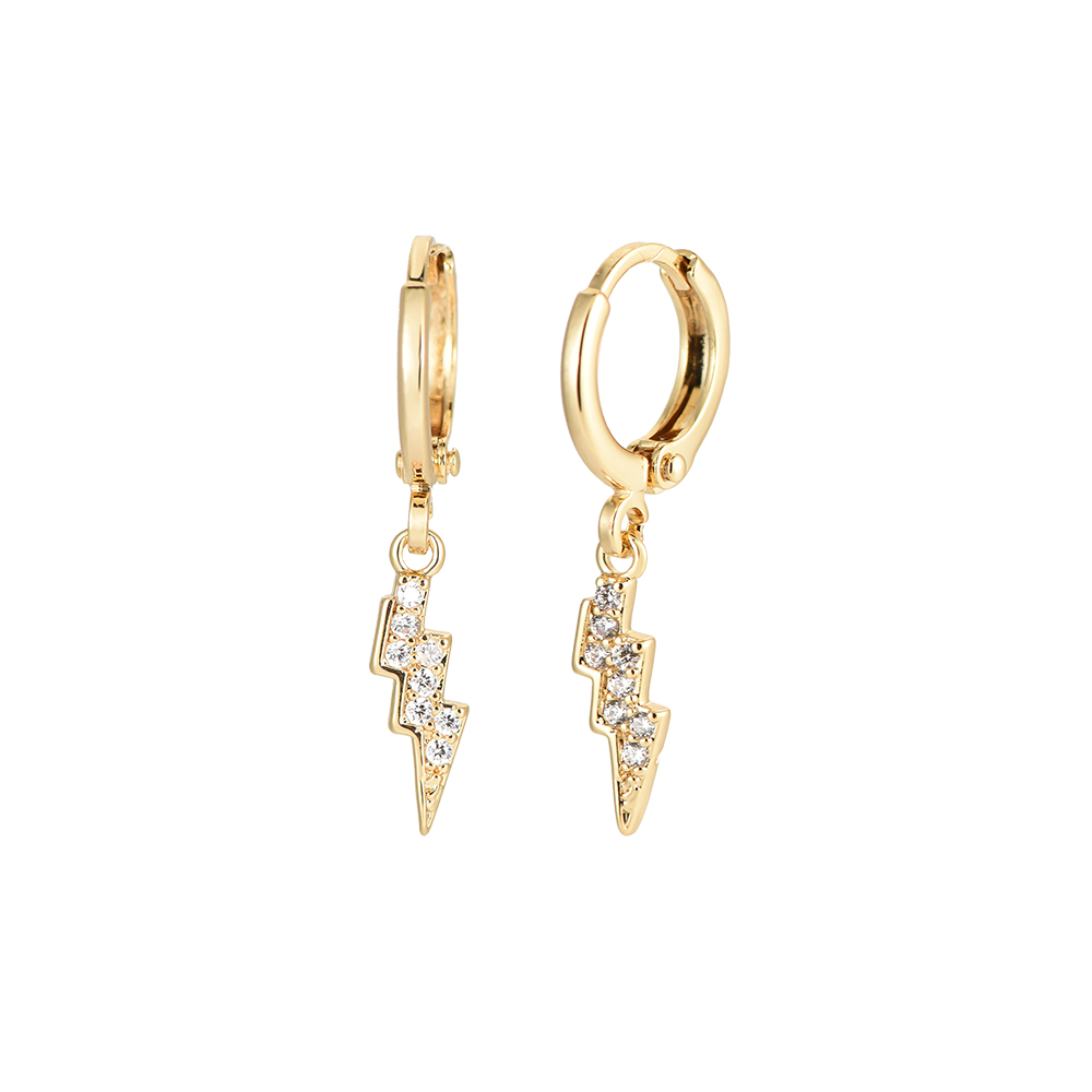High Voltage Zapp Gold-plated Earrings