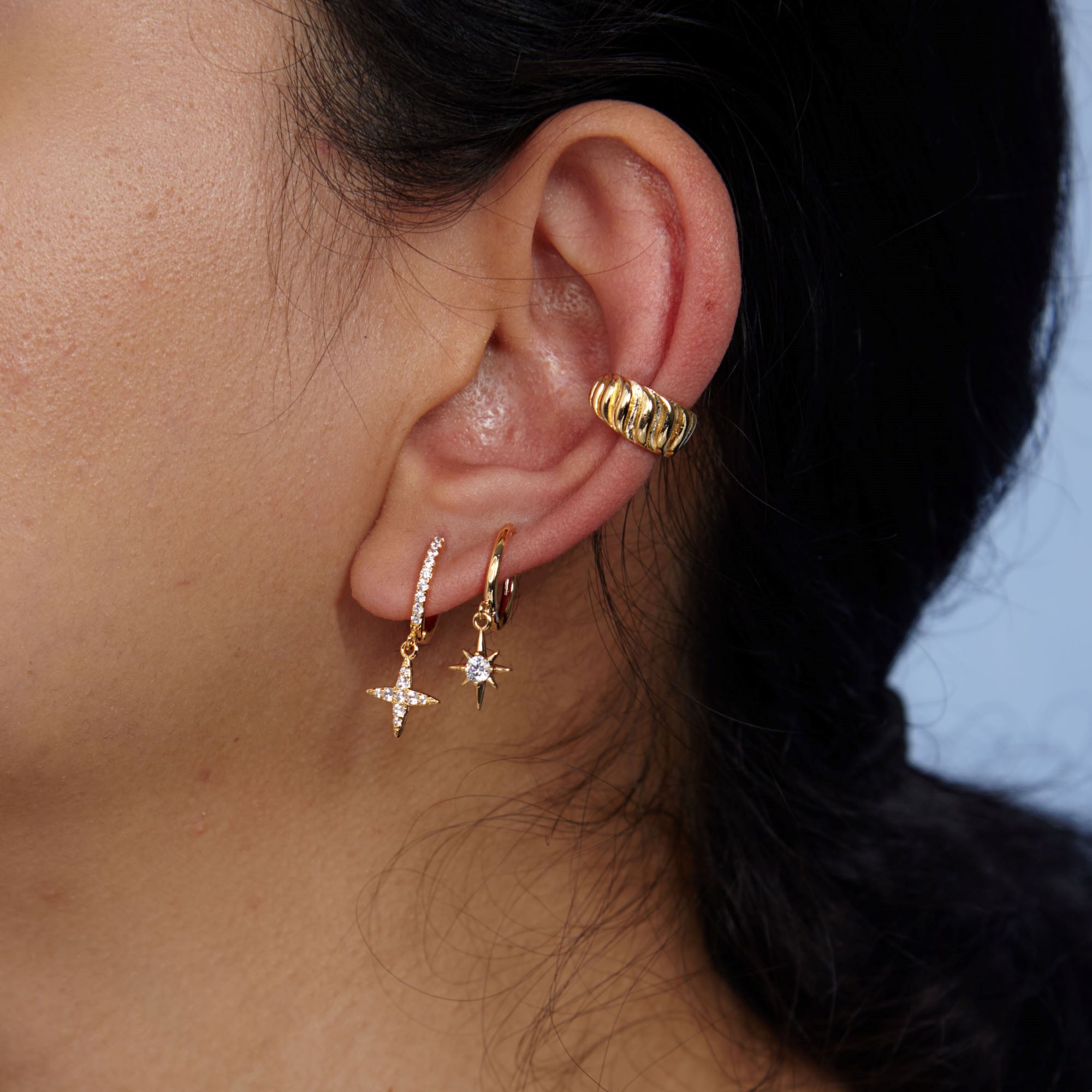 Nothern Star Plated Earrings