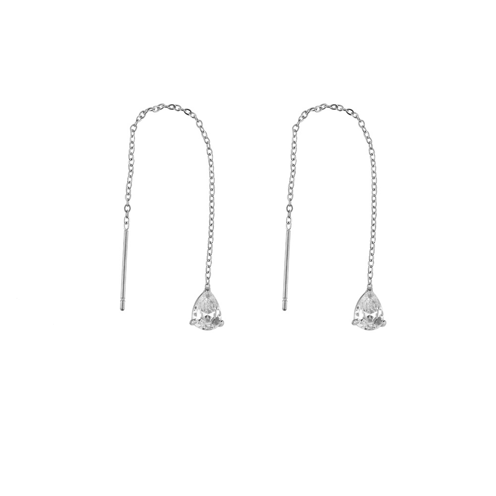 Claw Pear Stainless Steel Ear Chain