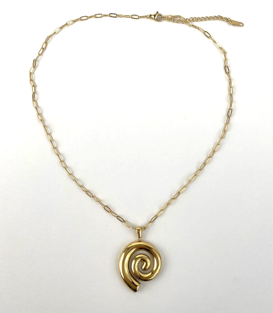 Whirlpool Stainless Steel Necklace