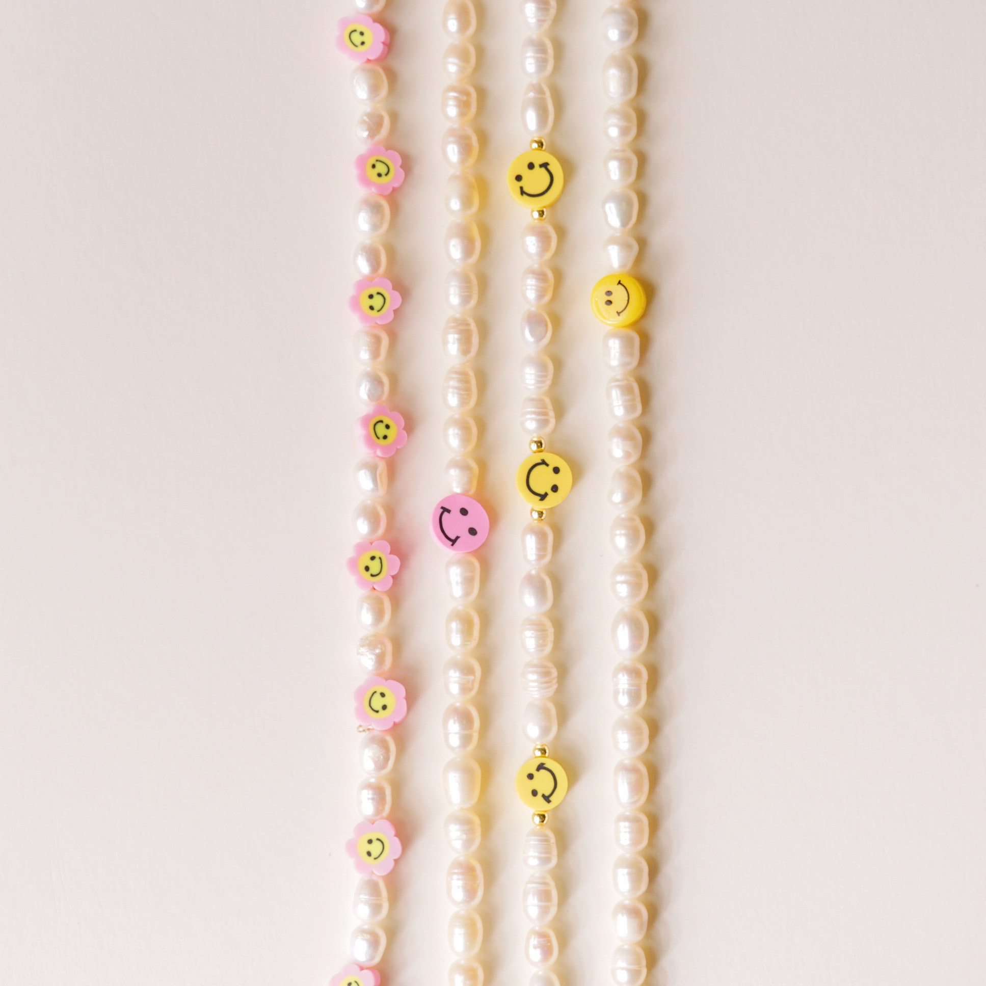 Love Smiley Pearl Necklace