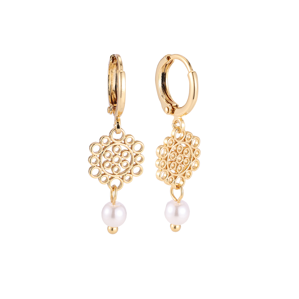 Glücksblume Gold-plated Earrings