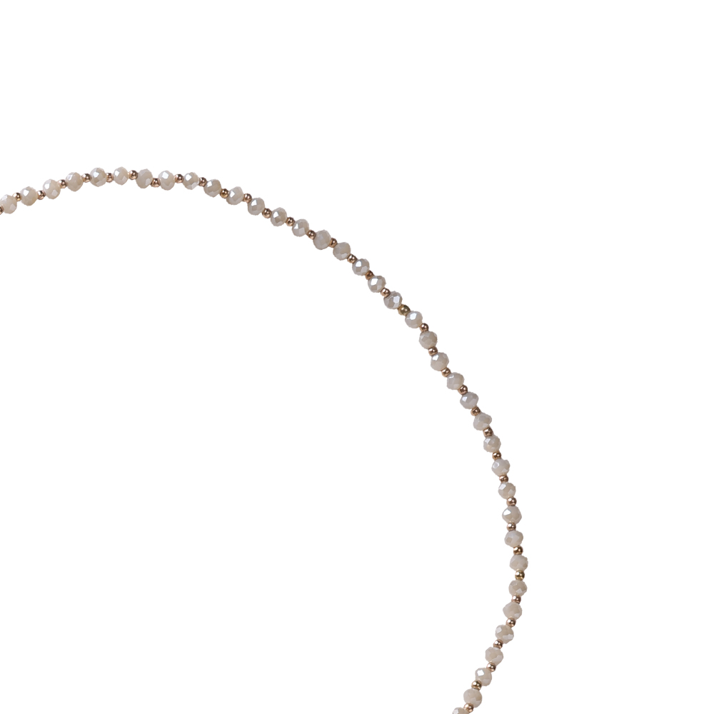 90cm Beads Gold Necklace