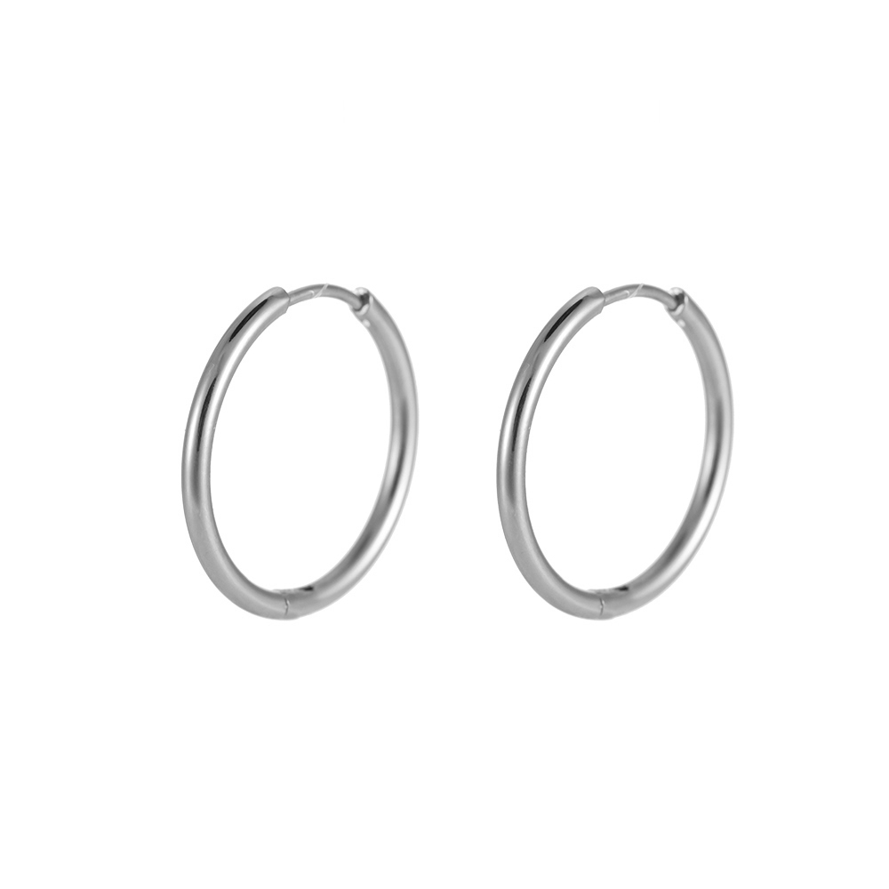 1.9 cm Fine Hoop Stainless Steel Earring