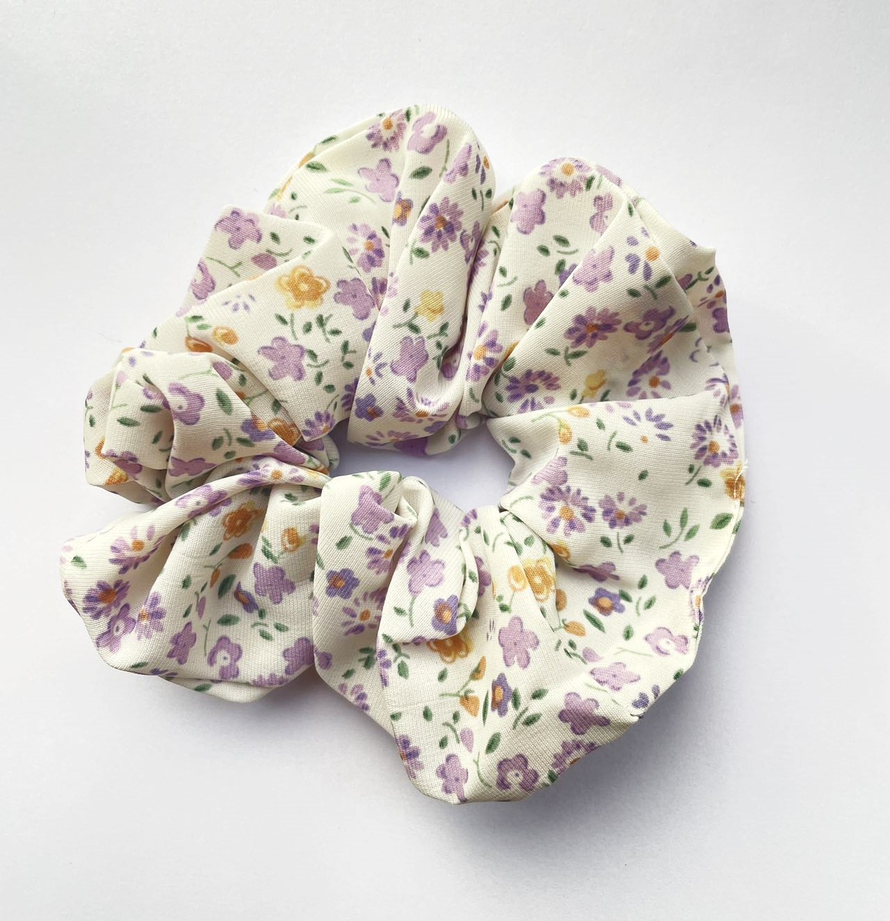 Mixed Flowers Scrunchie