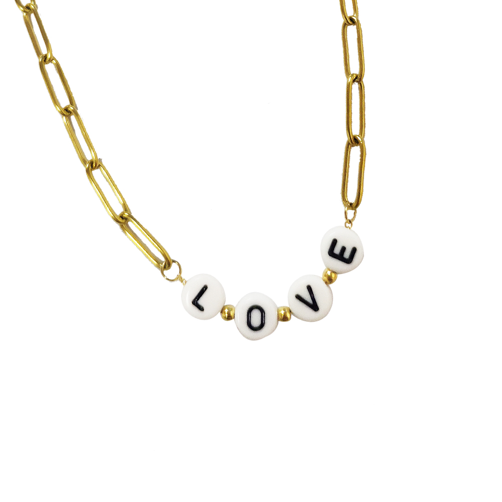L.O.V.E Stainless Steel Necklace