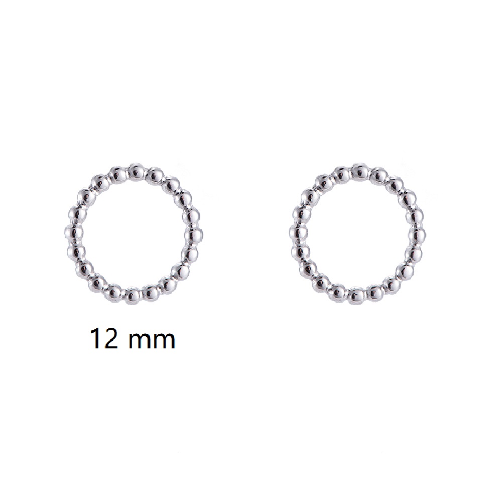 Small Circle Dots Stainless Steel Earring