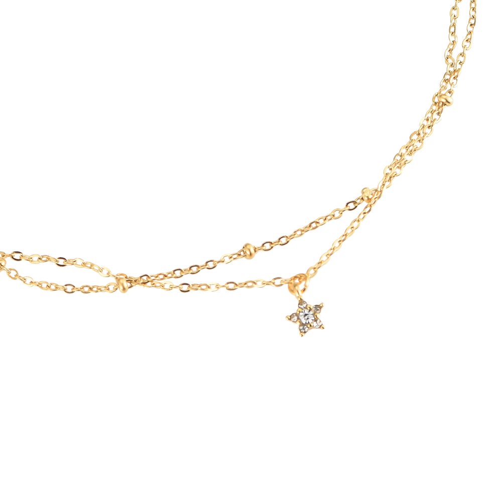 The Lone Star Stainless Steel Anklet