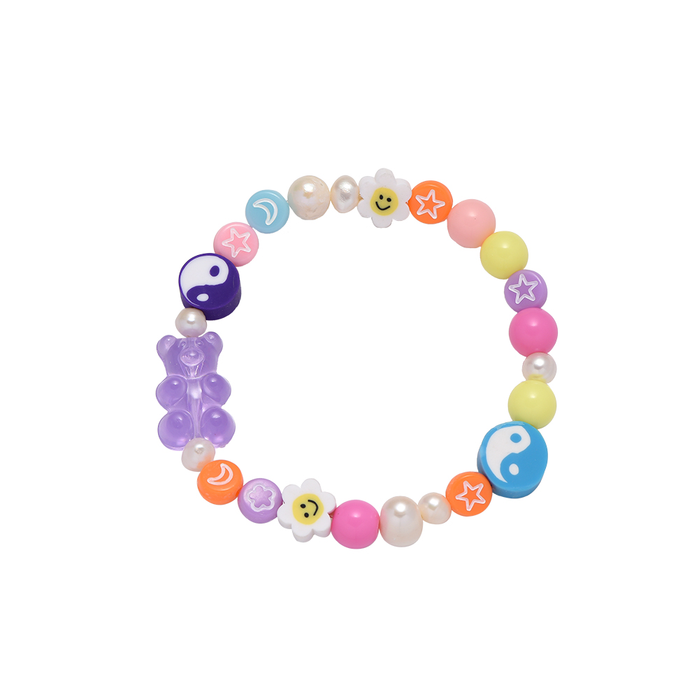 Gummi Bear Beads Elastic Bracelet