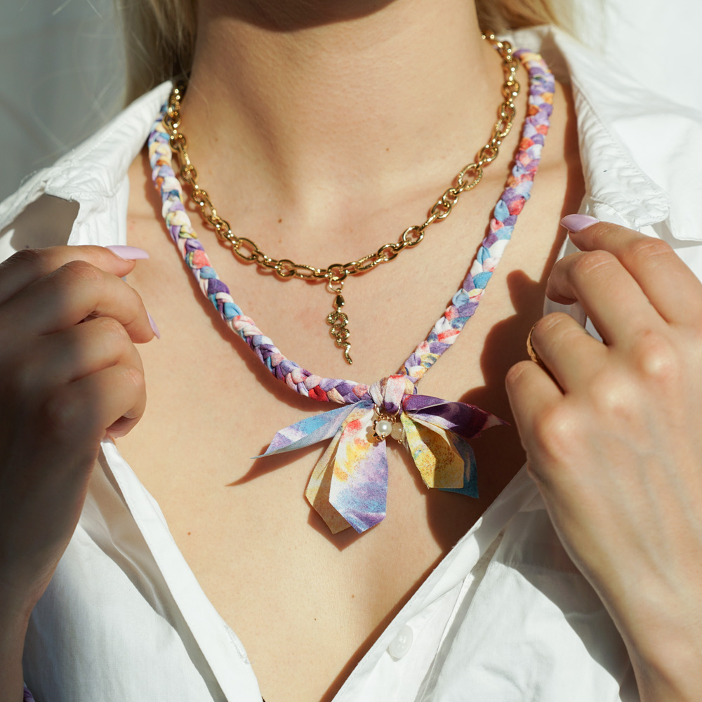 Colorful Polyester Necklace