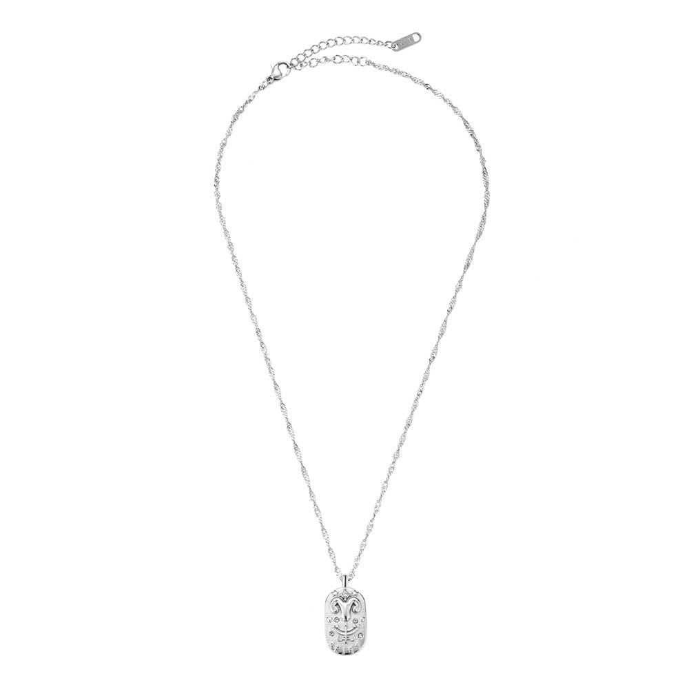 Zodiac Stainless Steel Necklace