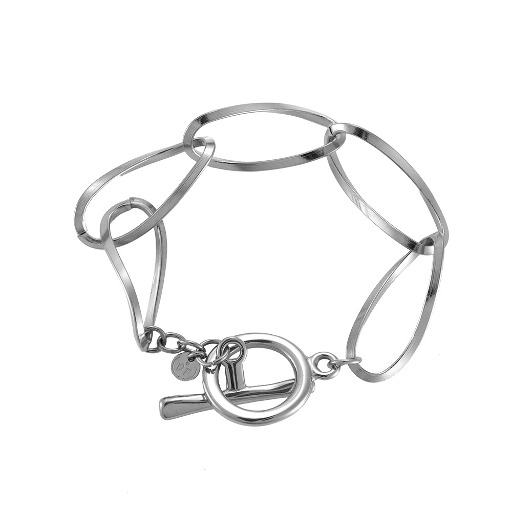Wyomia T-Clasp Stainless Steel Bracelet