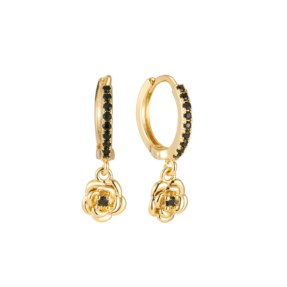 Golden Blüte Gold-plated Earrings
