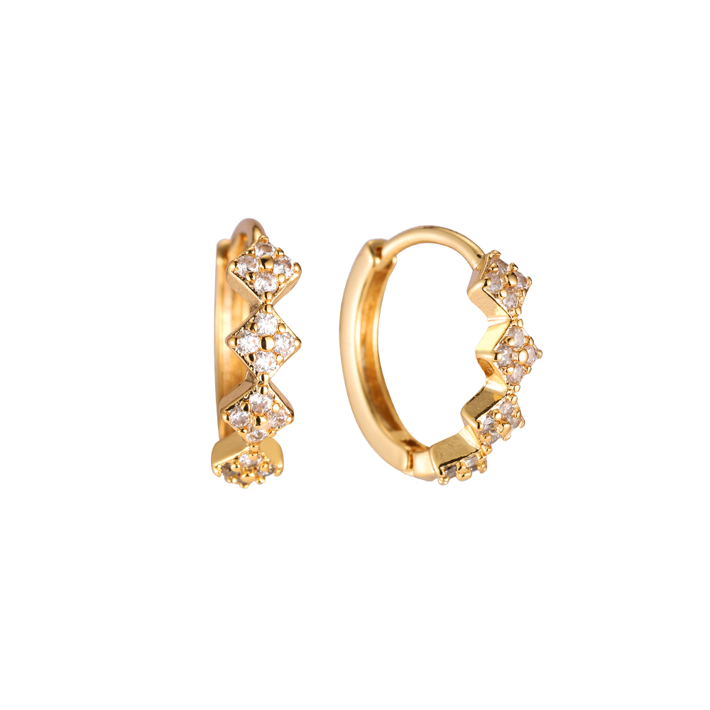 Terra Quadrat Gold-plated Earrings