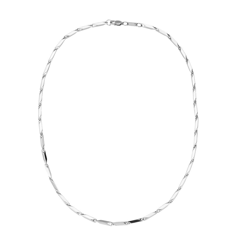 Zigzag Chain 55cm Stainless Steel Necklace