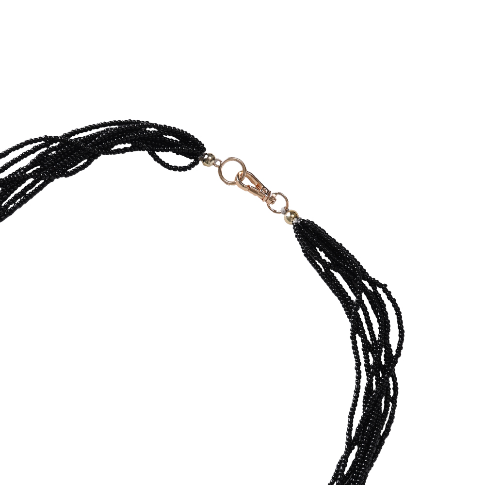 2*51cm Beads Lavender Halskette