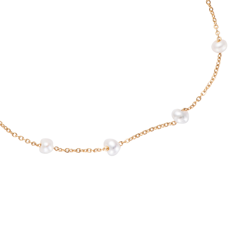 8 Pearl Stainless Steel Anklet