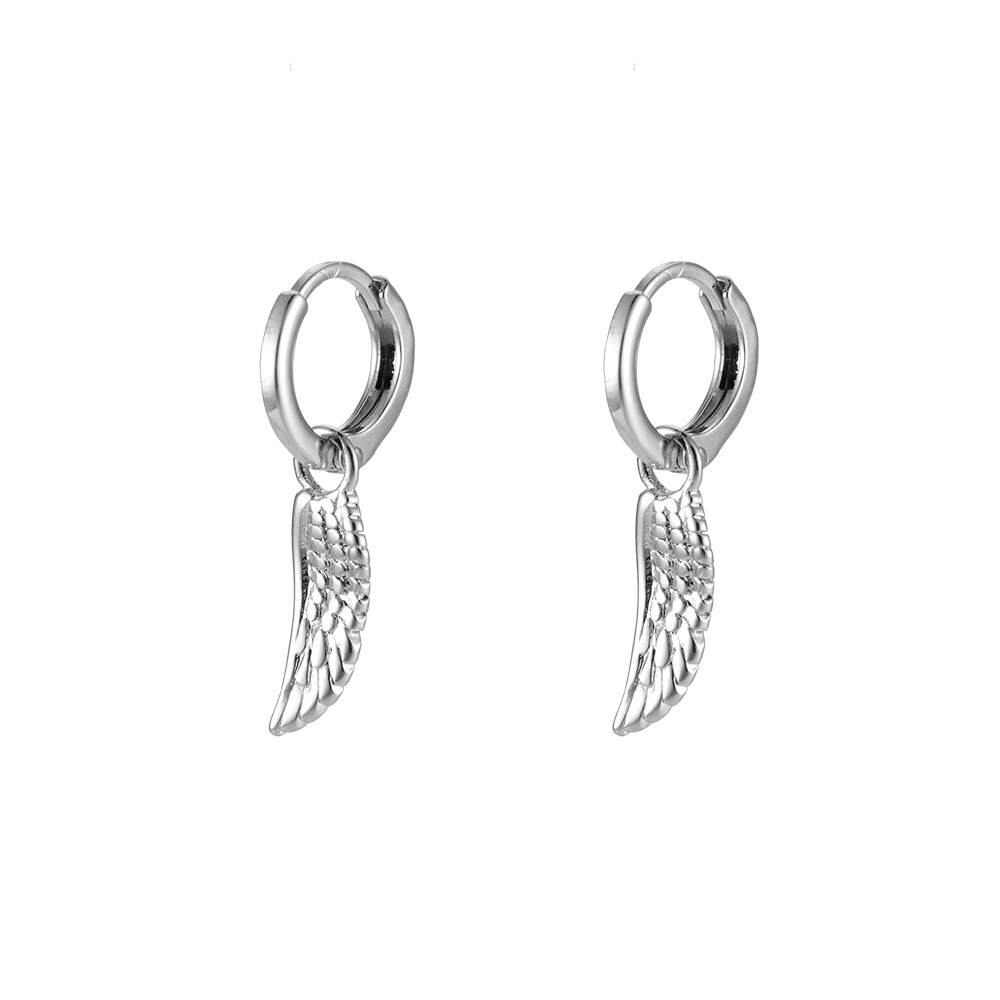 Simple Wing Plated Earrings