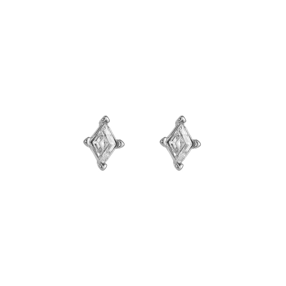 Kite Diamond Stainless Steel Ear Studs